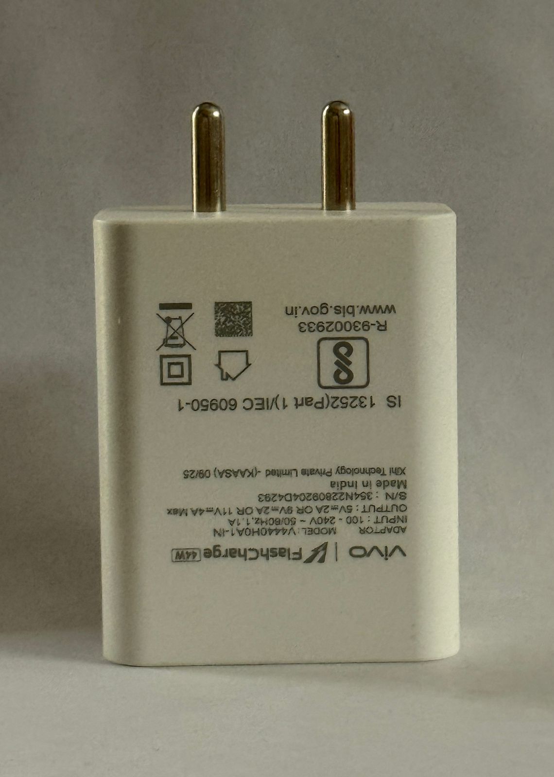 Vivo 44w Flash Charger